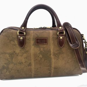 BAck to School Travel Bag by Suie Valentini - Canvas and Genuine Leather
