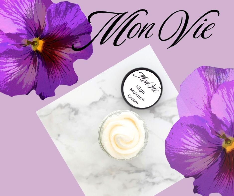 MonVie - Night Moisture Cream - All Natural with Plant Extracts - 30 ML